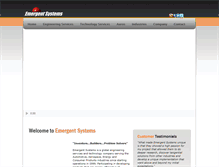 Tablet Screenshot of emergentsys.com